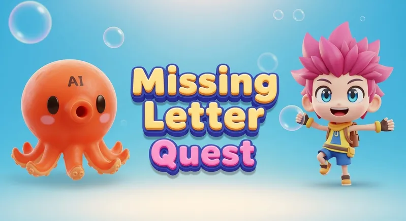 Missing Letter Quest Banner