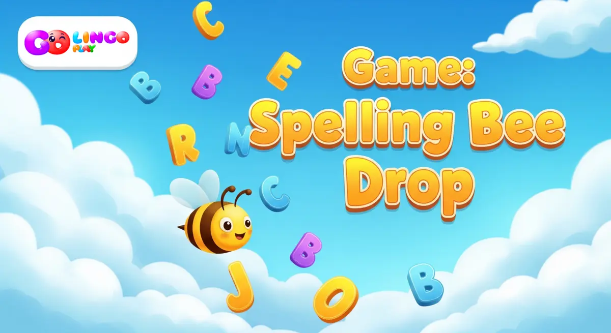 Spelling Bee Drop Banner