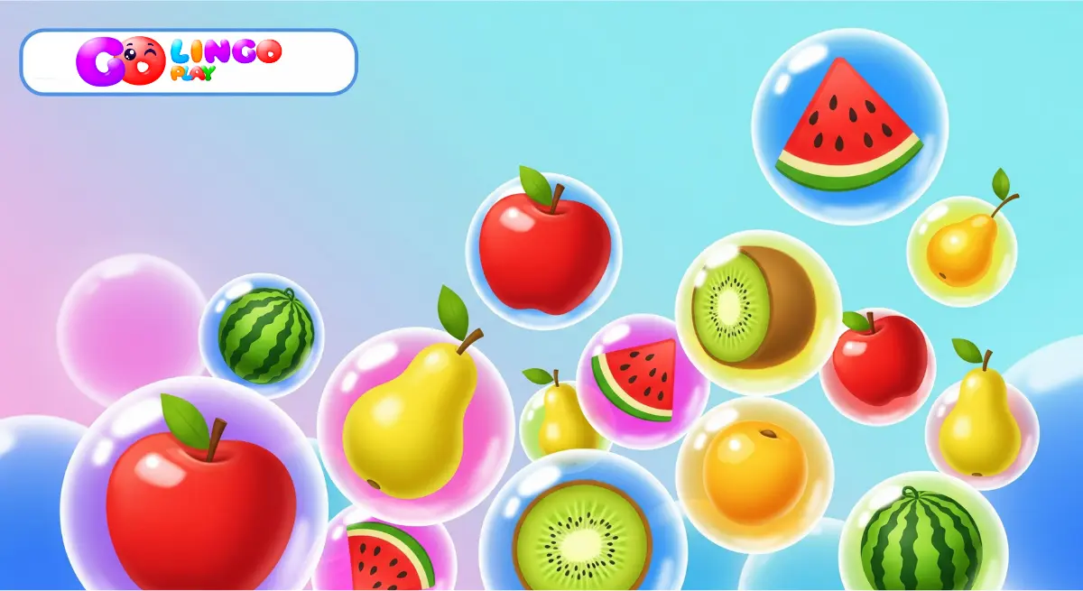 First Letter: Fruits Banner