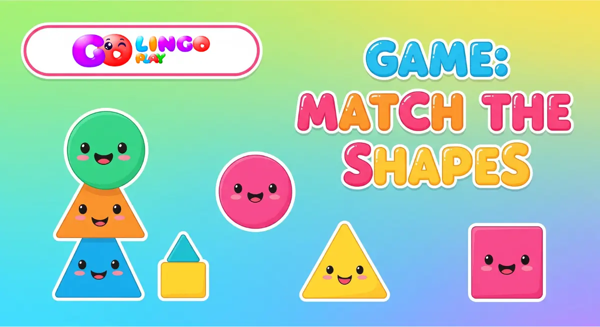 Match the Shapes Banner